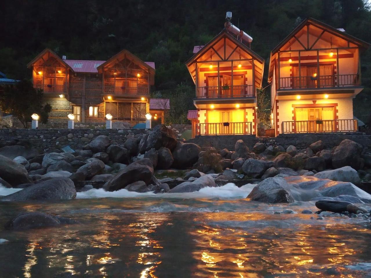 Offbeat Abodes - Tirthan Valley Banjar Ngoại thất bức ảnh
